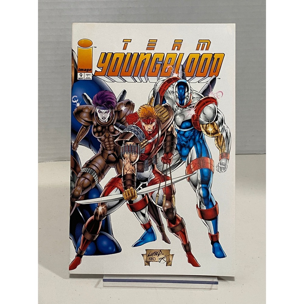 Image Comics Team Youngblood #9 Comic Book May 1994 Rob Liefeld Kiko Excellent